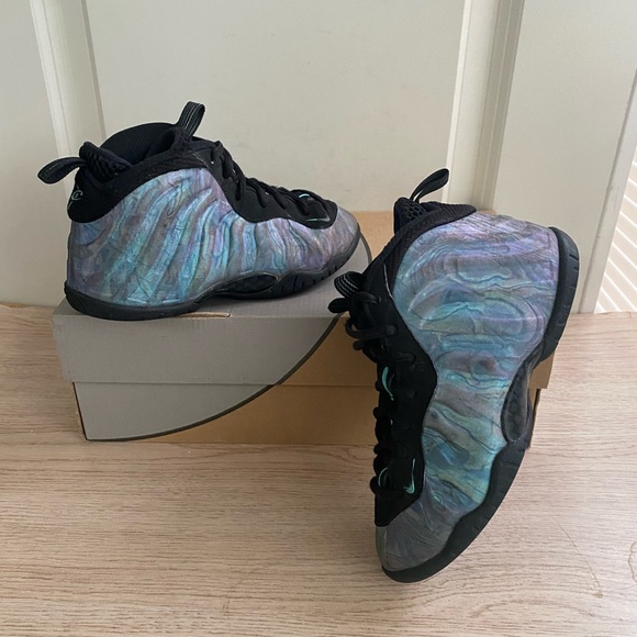 Nike Lil\' Posite One PRM Aurora Green Kids Sneakers - SZ 1 Y main image 13